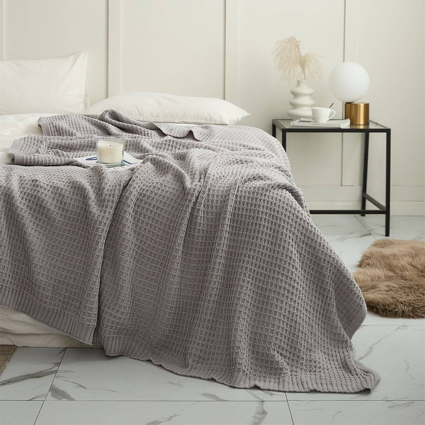 Waffle Throw Blanket - Prozily