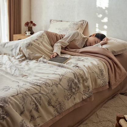 Rose Serenade TENCEL™ Quilt Comforter Set