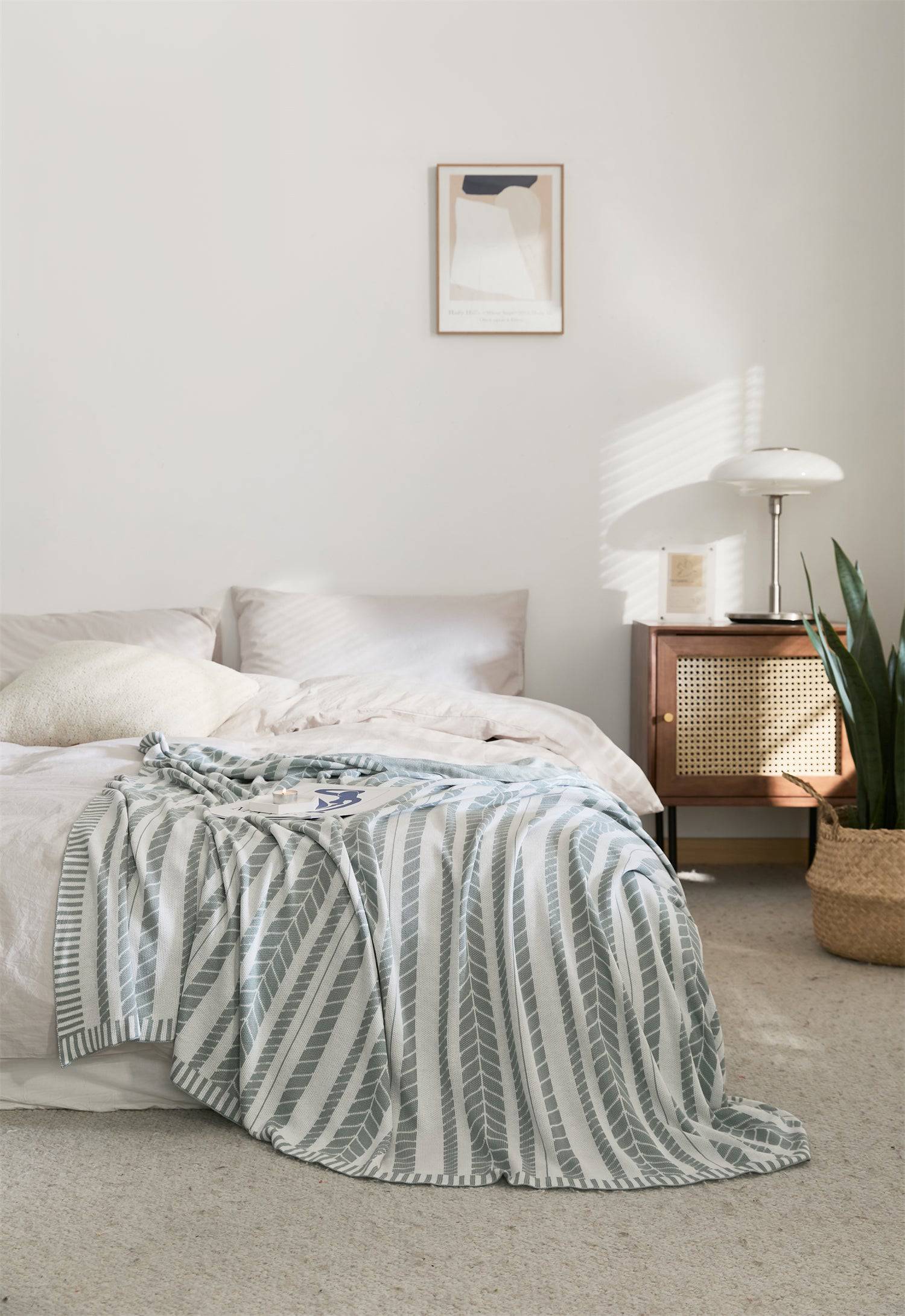 100% Bamboo Throw Blanket Natural Cooling Comforter - Prozily