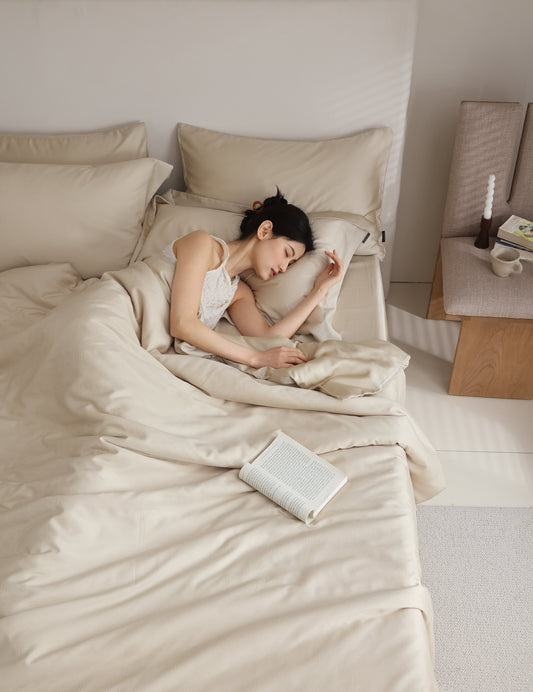 Champagne Dream TENCEL™ Quilt Cover Set