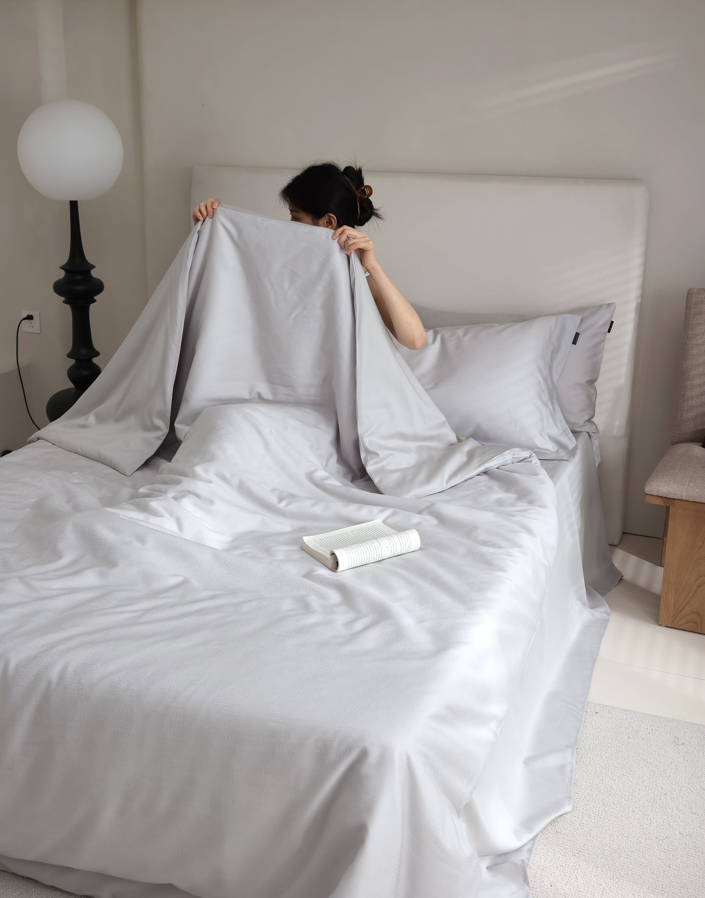 Moonlight Bloom TENCEL™ Lyocell Quilt Cover Set