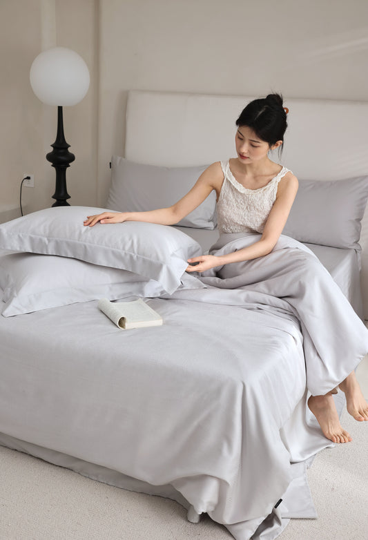 Moonlight Bloom TENCEL™ Lyocell Quilt Cover Set