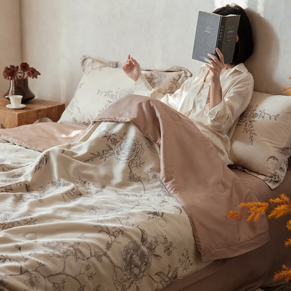 Rose Serenade TENCEL™ Quilt Comforter Set