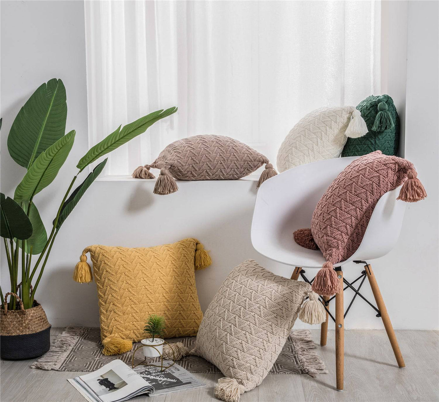 Super Soft Knitted Cushion Cover | Classic Wave - Prozily