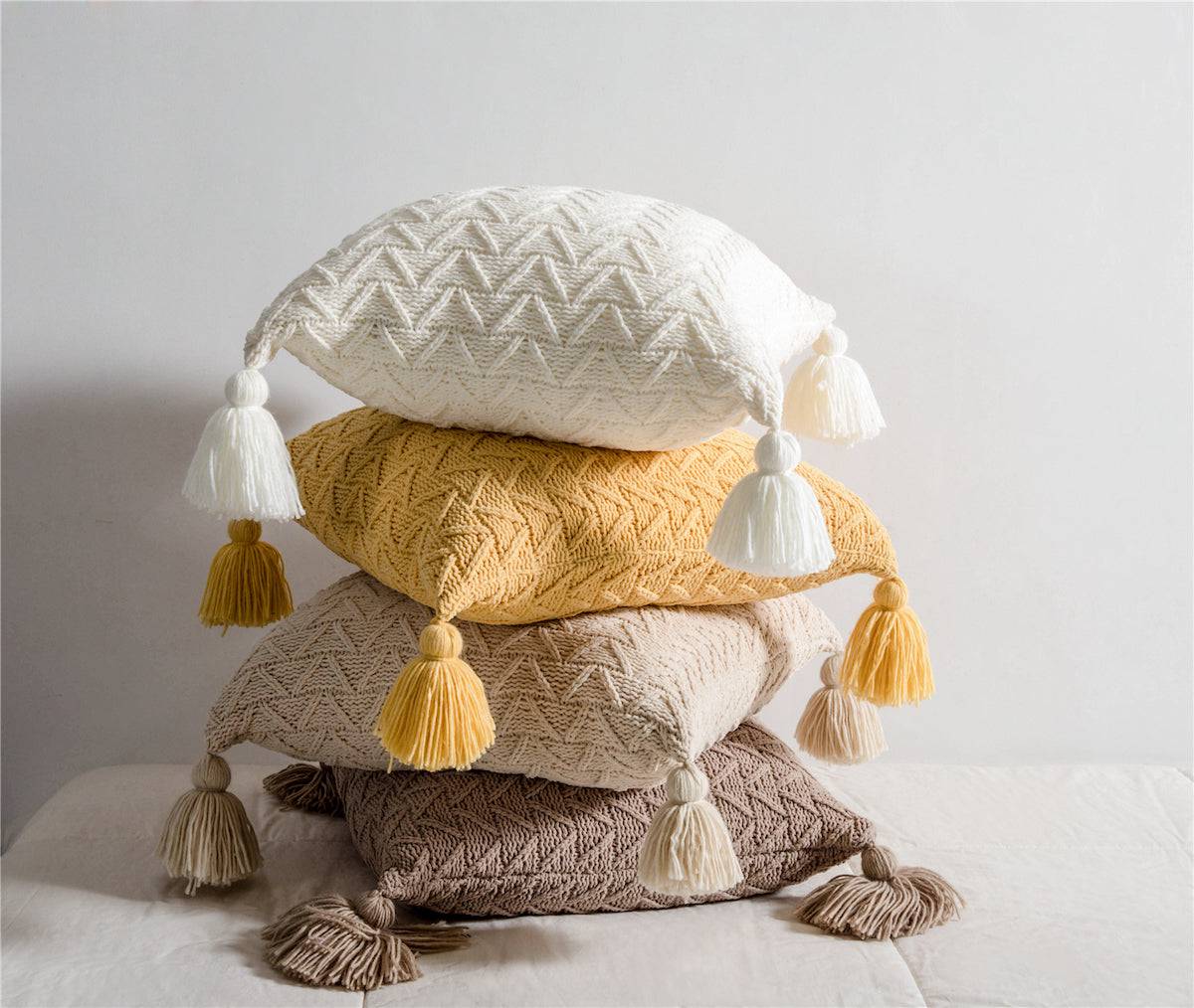 Super Soft Knitted Cushion Cover | Classic Wave - Prozily