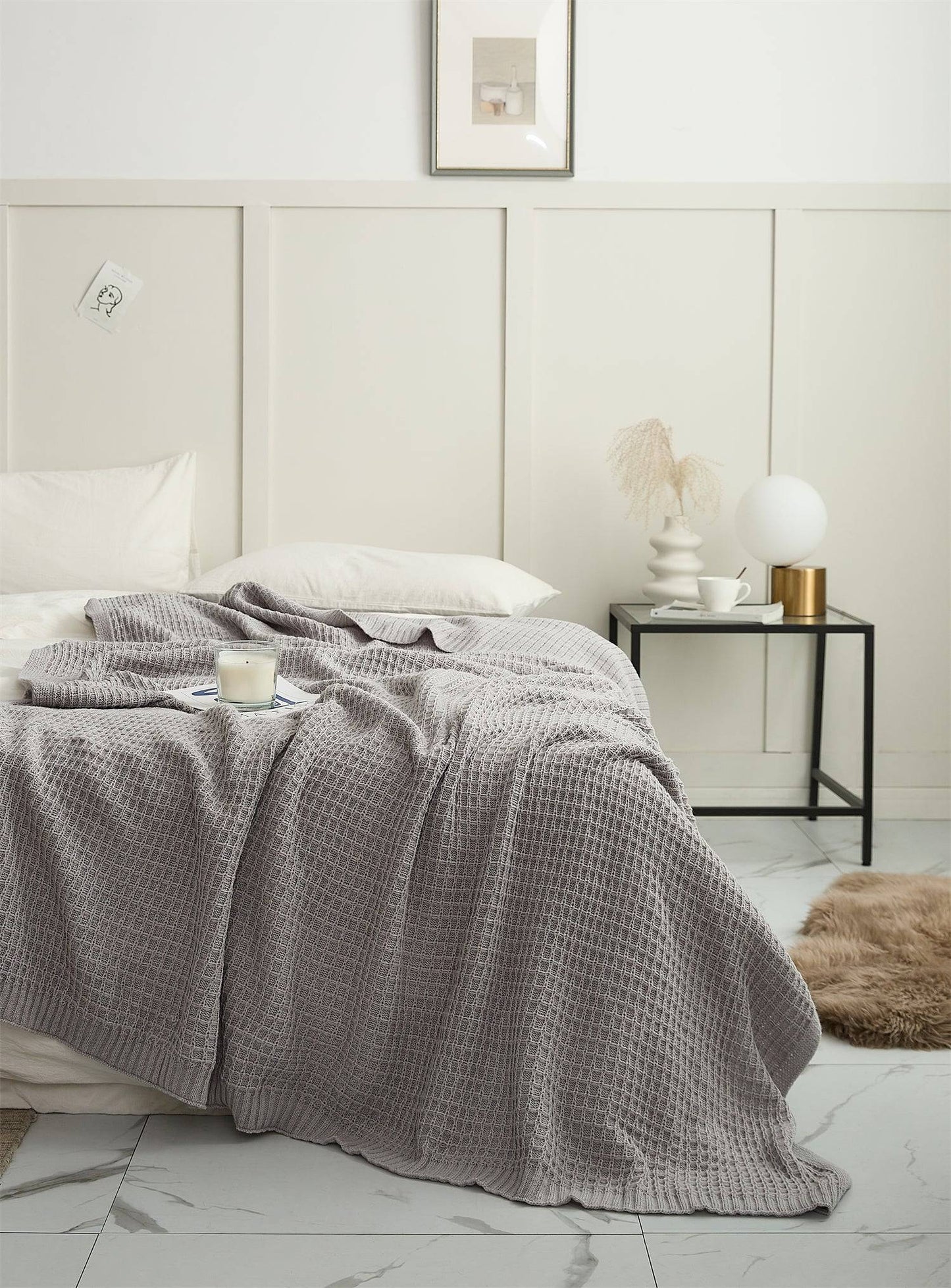 Waffle Throw Blanket - Prozily