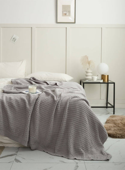 Waffle Throw Blanket - Prozily