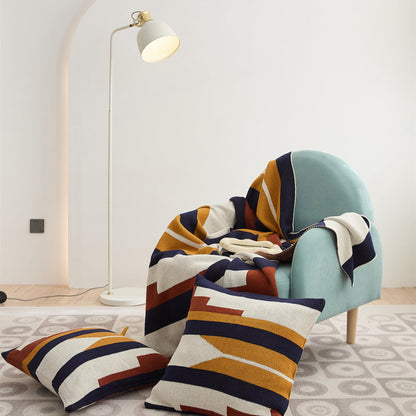 100% Premium Cotton Knitted Throw Blanket | Above the Clouds - Prozily